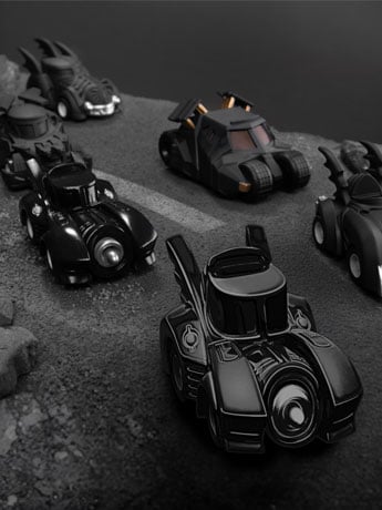 Beast Kingdom DC Comics PBC-004 Batmobile Box of 6 Pull Back Cars