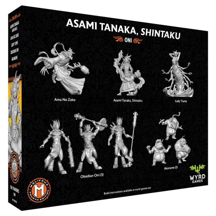 Wyrd Games Malifaux: 4th Edition Asami Tanaka, Shintaku Plastic Miniatures Set - View 4