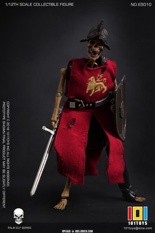 101 Toys Palm Elf Series Medieval Knight Ver. A 1/12 Scale Action Figure - View 5