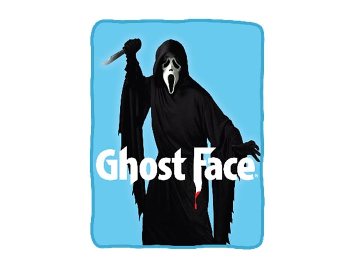 Surreal Entertainment Ghost Face Blue Fleece Blanket 60-Inch - View 2