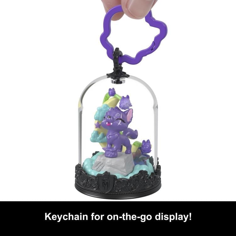 Mattel Monster High Box of 9 Random Pet Keychains, 3-Inch - View 5