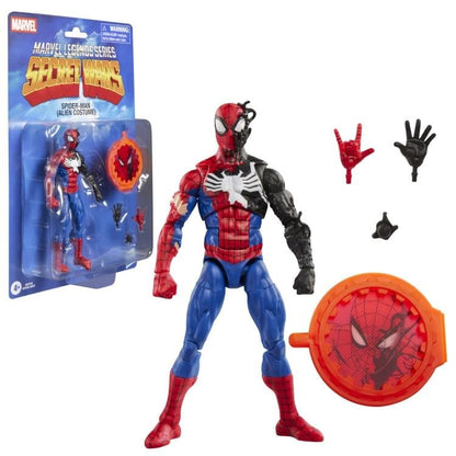 Hasbro Marvel Legends Secret Wars Spider-Man Alien Costume Plastic Action Figure - View 10
