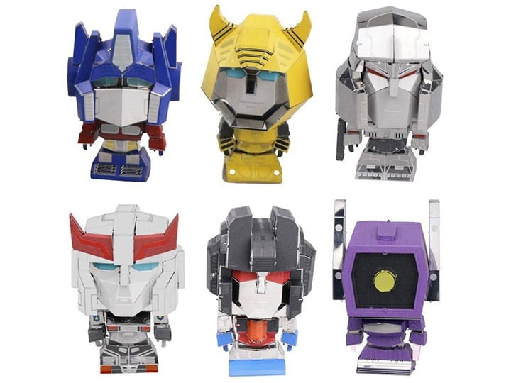 MU Model Transformers G1 Mini 3D Metal Puzzle Model Kit Six-Pack 2.5-Inch - View 2