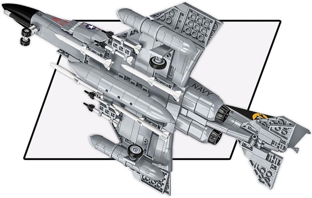 Cobi Armed Forces F-4 Phantom II 1/48 Scale Building Block Set - View 6