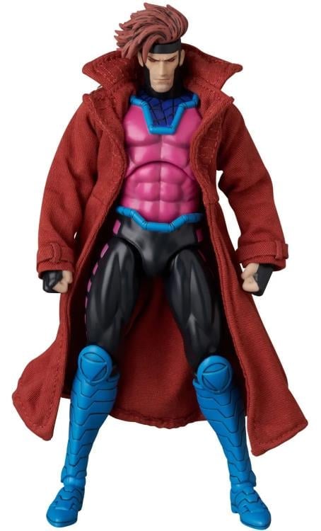 Medicom Toy MAFEX No.287 Marvel Comics Gambit (Comic Variant Ver.) Action Figure, 6-Inch - View 5
