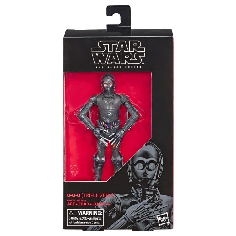 Hasbro Star Wars: The Black Series 6-Inch 0-0-0 Triple Zero Plastic Action Figure - View 10
