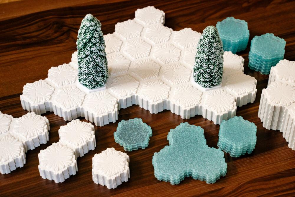 Renegade Game Studios Heroscape The Snow Fields of Valhalla Terrain Expansion - View 4