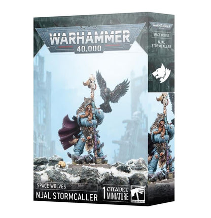 Games Workshop Warhammer 40,000 Space Wolves Njal Stormcaller Citadel Plastic Miniature - View 5