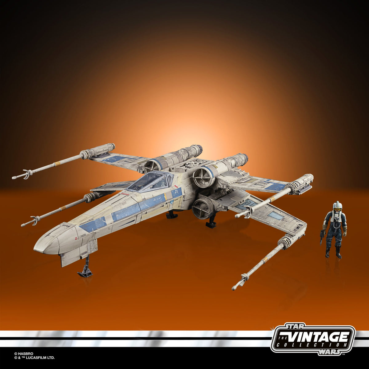 Hasbro Star Wars The Vintage Collection Antoc Merrick's X-Wing Fighter with Action Figure from Rogue One - View 13