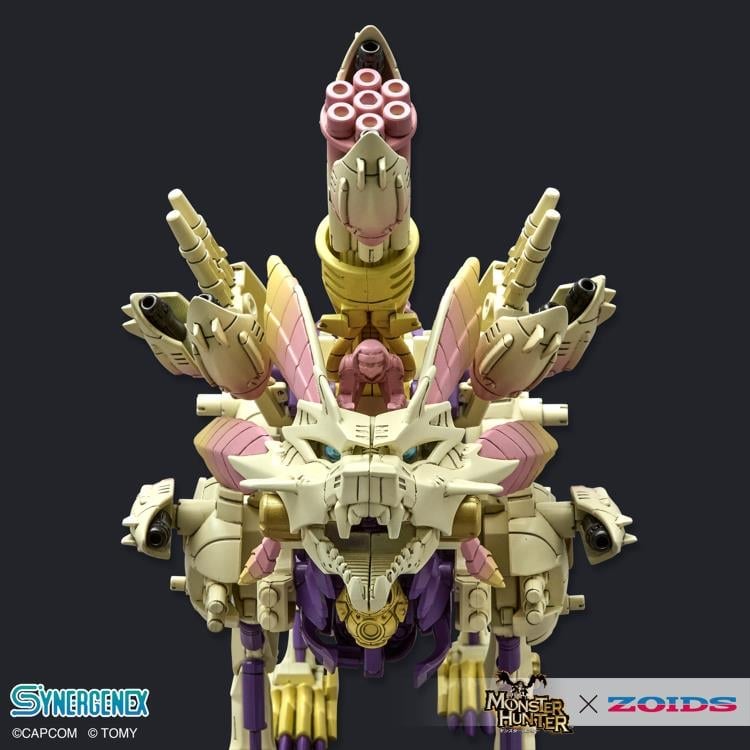 Takara Tomy Zoids x Monster Hunter Synergenex Series Gatling Fox Mizutsune 1/35 Scale Model Kit, 14-Inch - View 6