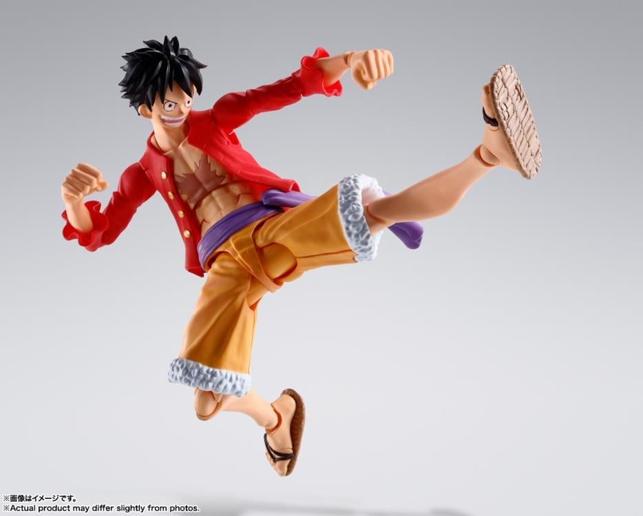 Bandai Tamashii Nations S.H.Figuarts One Piece Monkey D. Luffy The Raid on Onigashima Action Figure - View 8