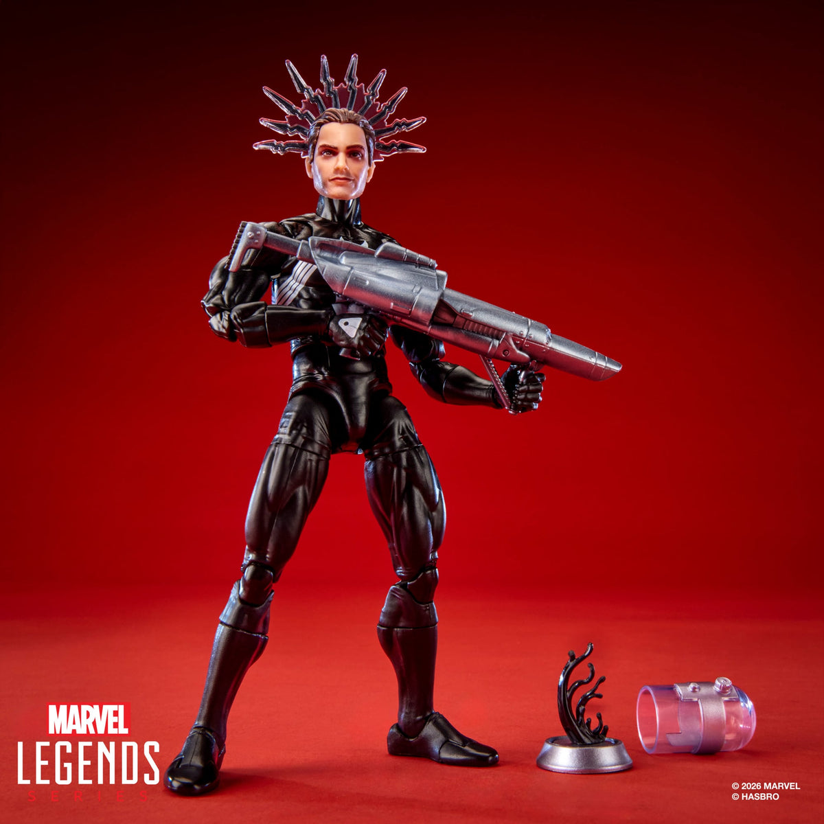 Hasbro Marvel Legends Maximum Series Spider-Man (Symbiote) Action Figure - View 12