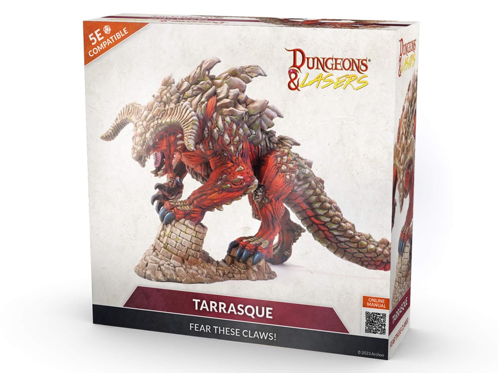 Archon Studios Dungeons & Lasers Tarrasque Plastic Miniature - View 2