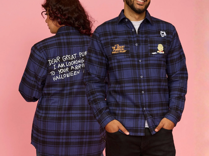 Cakeworthy Peanuts It's the Great Pumpkin, Charlie Brown Flannel Shirt - View 2