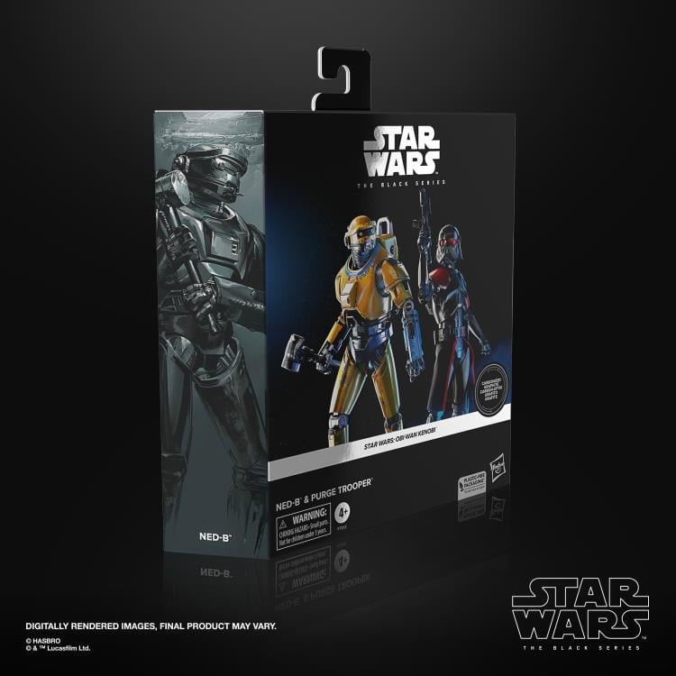 Hasbro Star Wars: The Black Series 6-Inch NED-B and Purge Trooper Carbonized Two-Pack - View 13
