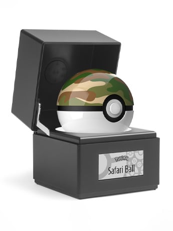 The Wand Company Pokemon Electronic Safari Ball Replica in Metal
