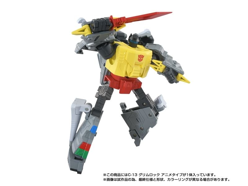 Takara Tomy Transformers Missing Link C-13 Grimlock (Anime Color Ver.) 5.7-Inch Action Figure - View 3