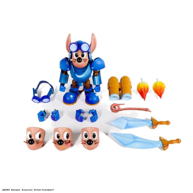 Premium DNA Rocket Knight Adventures Signature Collection Sparkster 1/12 Scale Action Figure - View 19