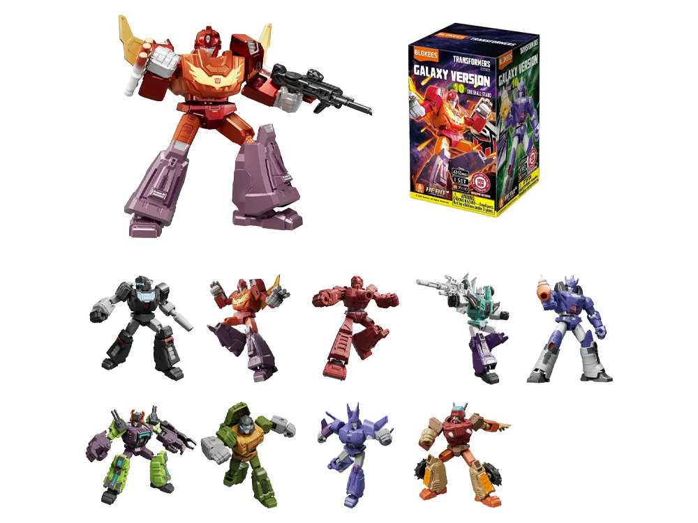 Blokees Transformers Galaxy Version 10 One Shall Stand Boxed Set of 9 Model Kits - View 2