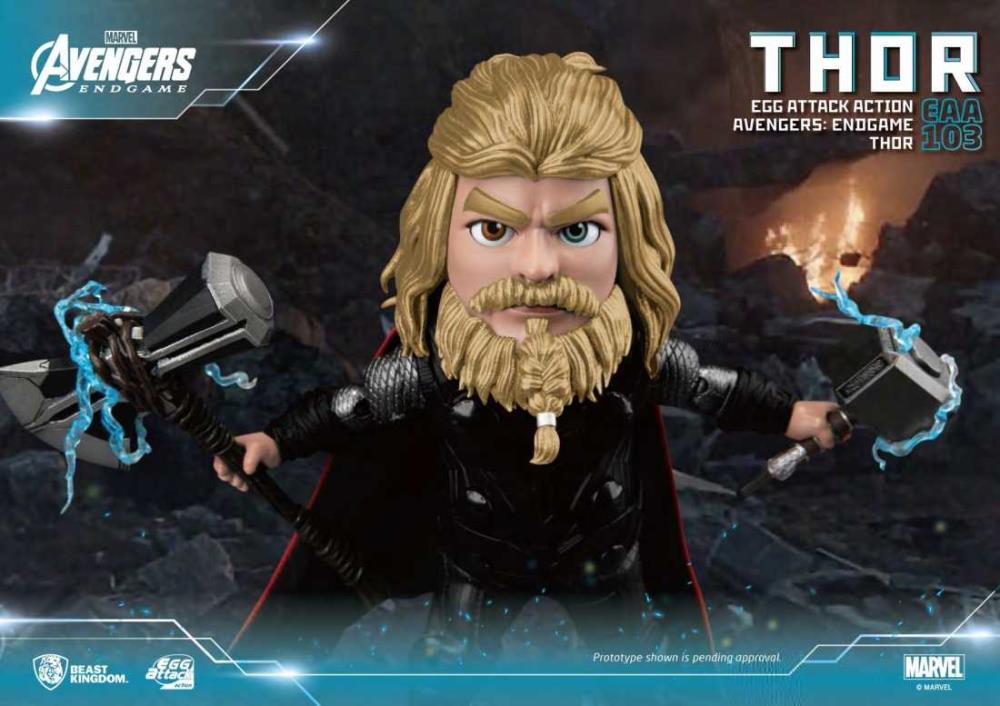 Beast Kingdom Egg Attack Action EAA-103 Avengers: Endgame Thor PX Previews Exclusive, 6.5-Inch - View 12