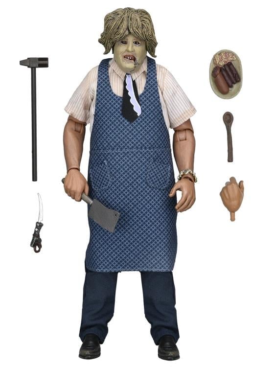 NECA The Texas Chainsaw Massacre Leatherface with Old Lady Mask 8-Inch Clothed Action Figure - View 12