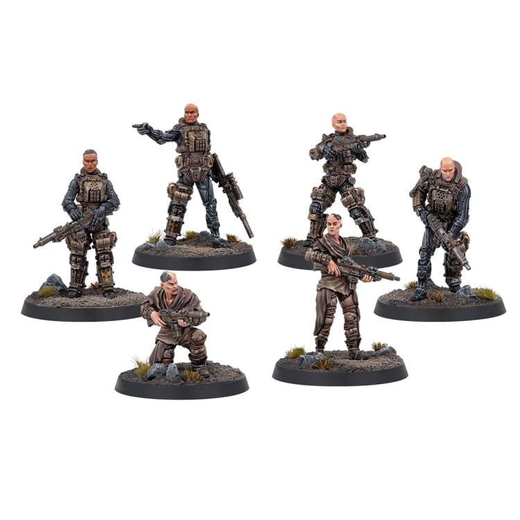 Modiphius Entertainment Fallout Children of Atom Choir Resin Miniatures Set - View 3