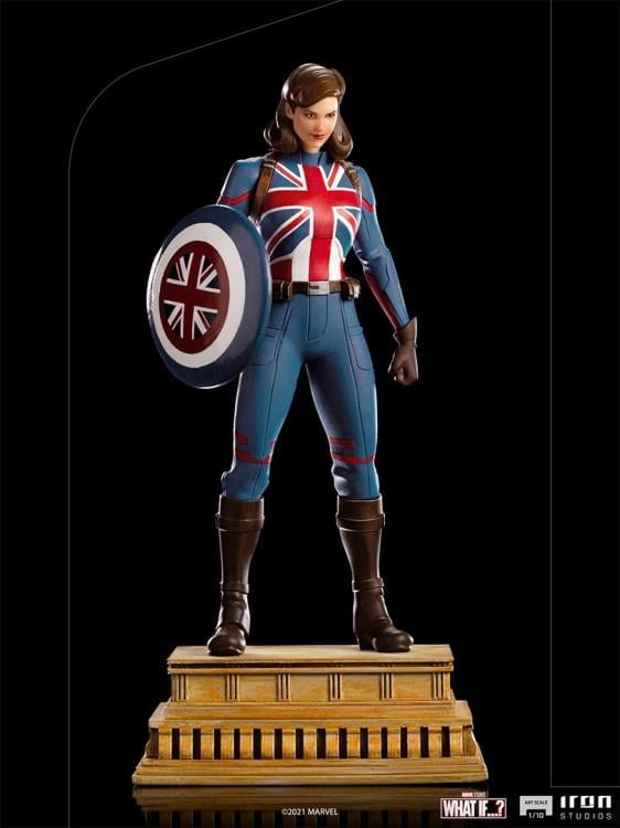 Iron Studios Marvel What If...? Captain Carter 1/10 Art Scale Limited Edition Statue - View 6
