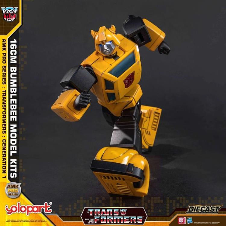 Yolopark Transformers Generation 1 AMK Pro Bumblebee 6.3-Inch ABS Model Kit with Spike - View 3