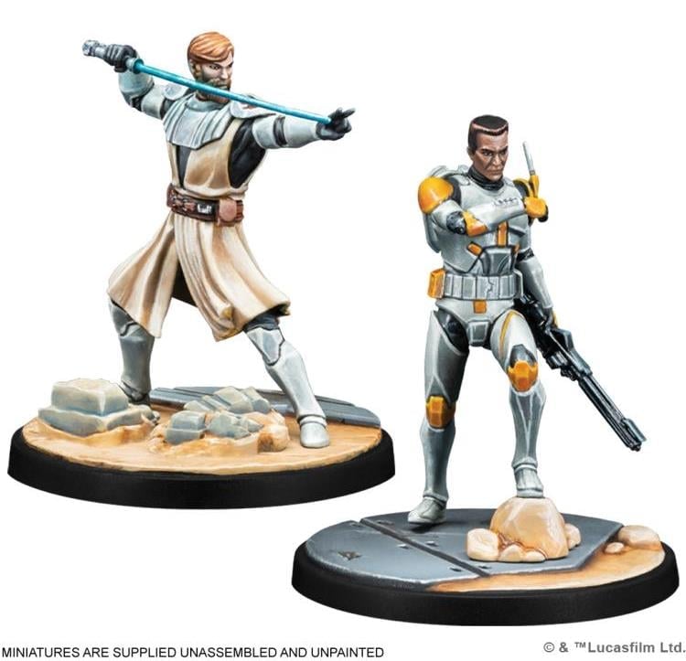 Atomic Mass Games Star Wars: Shatterpoint Hello There Squad Pack with Obi-Wan Kenobi and Clone Commander Cody - View 4