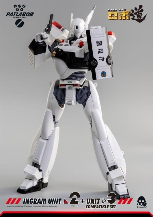 threezero Patlabor ROBO-DOU Ingram Unit 2 1/35 Scale Figure + Unit 3 Compatible Set - View 11
