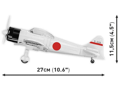 COBI Mitsubishi Historical Collection WWII A6M2 "Zero-Sen" 1/32 Scale Building Block Set - View 7