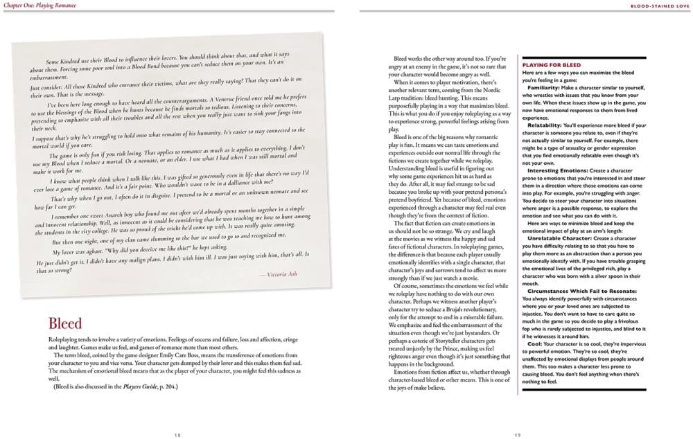 Renegade Game Studios Vampire: The Masquerade 5th Edition Blood-Stained Love Sourcebook - View 7