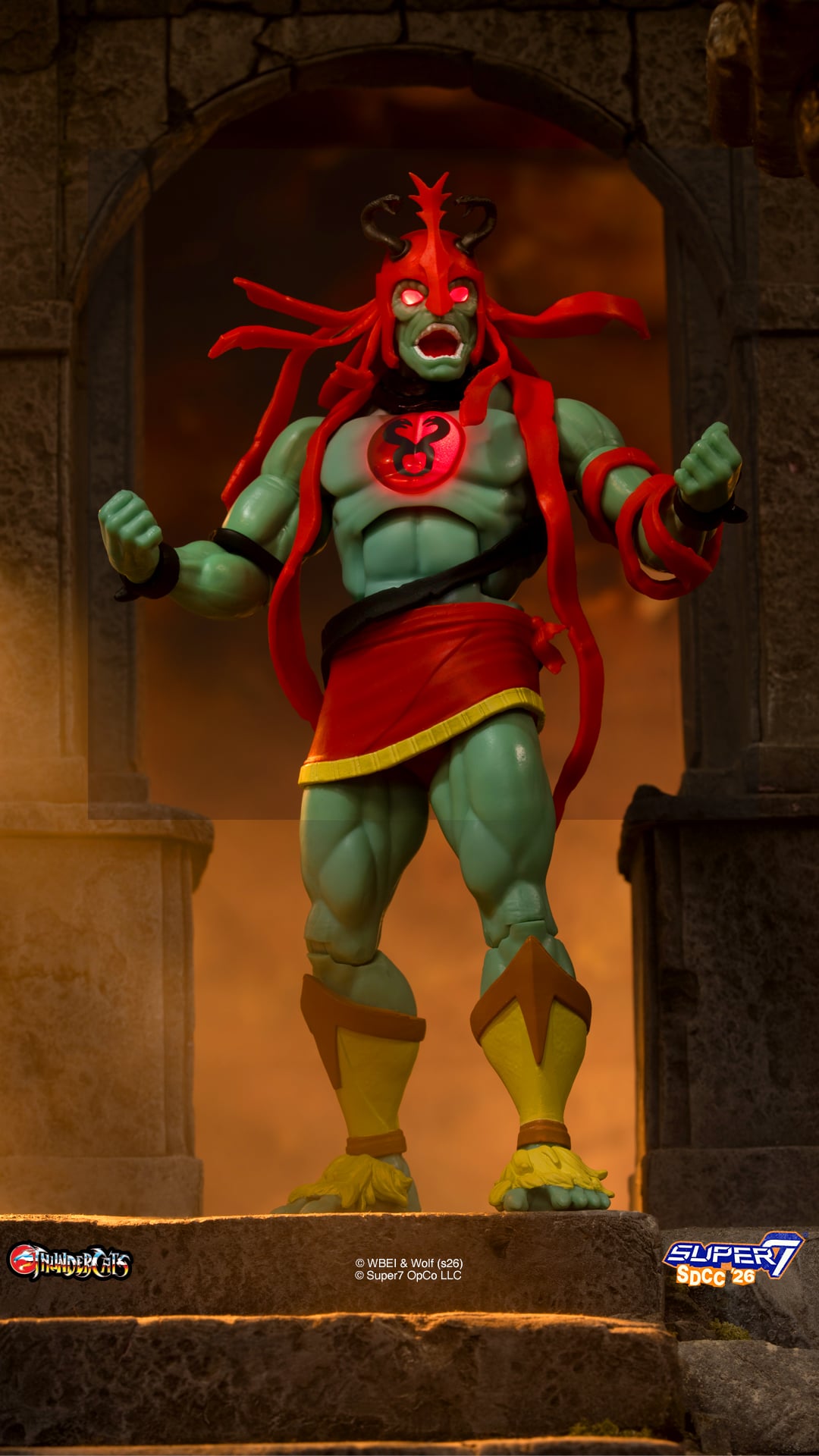 Super7 ThunderCats Ultimates! Mumm-Ra (LED Lightup) SDCC 2026 Exclusive Action Figure - View 3