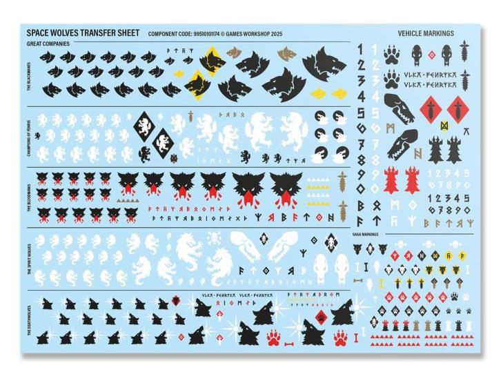 Games Workshop Warhammer 40,000 Space Wolves Wolf Guard Headtakers Citadel Plastic Miniatures Set - View 6