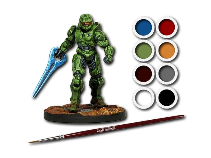 Mantic Games Halo: Flashpoint Paint Set with Master Chief Theme - View 3