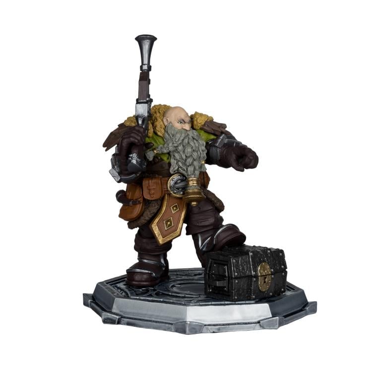 McFarlane Toys World of Warcraft Dwarf Hunter Beast Master and Marksman 1/12 Scale Figure - View 6