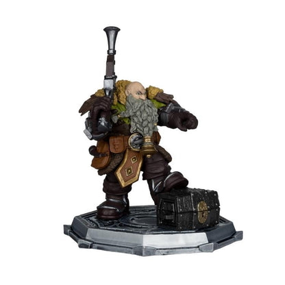 McFarlane Toys World of Warcraft Dwarf Hunter Beast Master and Marksman 1/12 Scale Figure - View 6