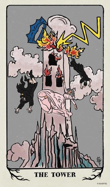 Insight Editions Marvel Agatha All Along Tarot Deck and Guidebook with Agatha Harkness - View 4