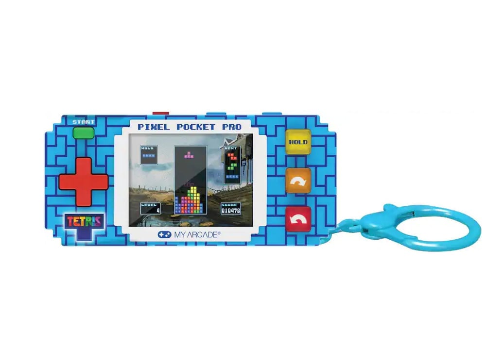 My Arcade Tetris Pixel Pocket Pro Portable Gaming System with 2-Inch Screen - View 2