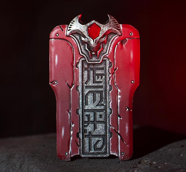 Bethesda Doom: The Dark Ages Keycard Replica 3-Pack in Zinc Alloy - View 4