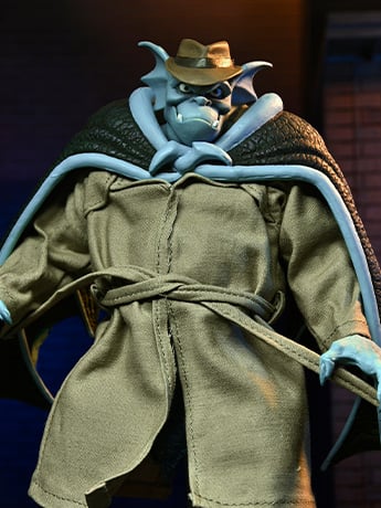 NECA Disney's Gargoyles Ultimate Detective Broadway Silver Falcon with Closed Wings Action Figure