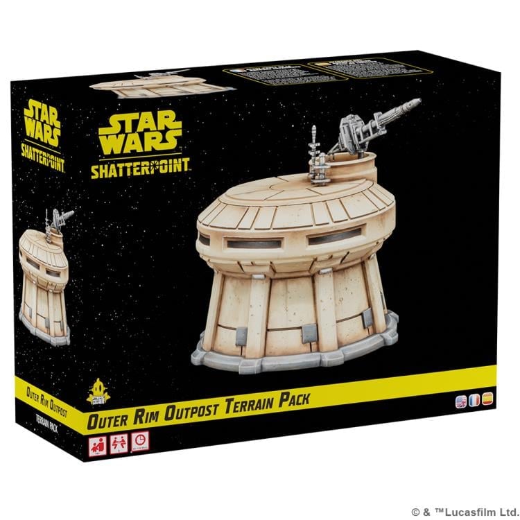 Atomic Mass Games Star Wars: Shatterpoint Outer Rim Outpost Terrain Pack Tabletop Battlefield Accessory - View 6