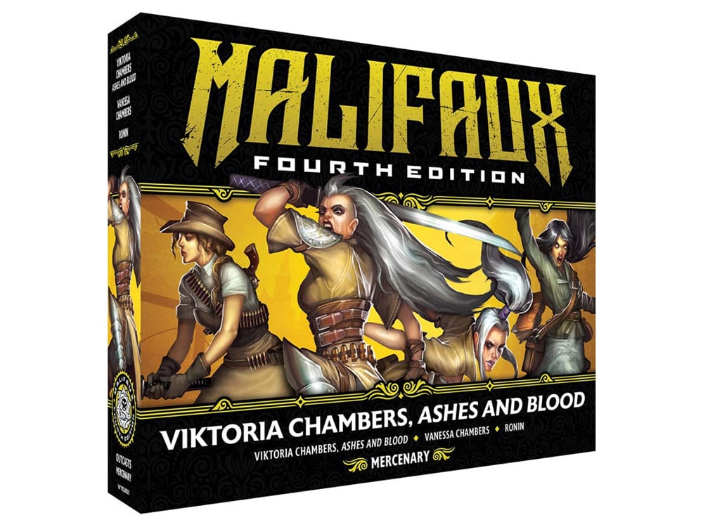 Wyrd Games Malifaux Fourth Edition Viktoria Chambers, Ashes and Blood Miniatures Set - View 2
