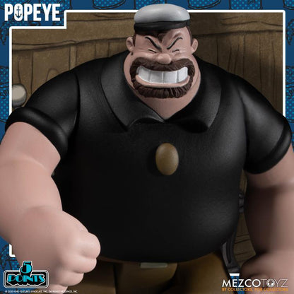 Mezco Toyz Popeye Classic Comic Strip 5 Points Deluxe Boxed Set with Bluto and Olive Oyl - View 6