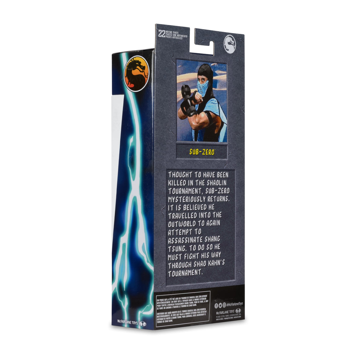 McFarlane Toys Mortal Kombat Klassic Sub-Zero (Ice Clone) 7-Inch Action Figure - View 17