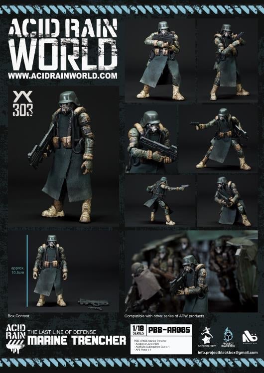 Project Black Box Acid Rain Blackbox PBB-AR005 Marine Trencher 1/18 Scale Action Figure - View 11