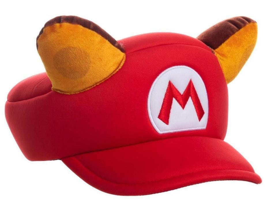 Bioworld Super Mario Raccoon Cosplay Hat in Polyester, 22.8-Inch - View 4