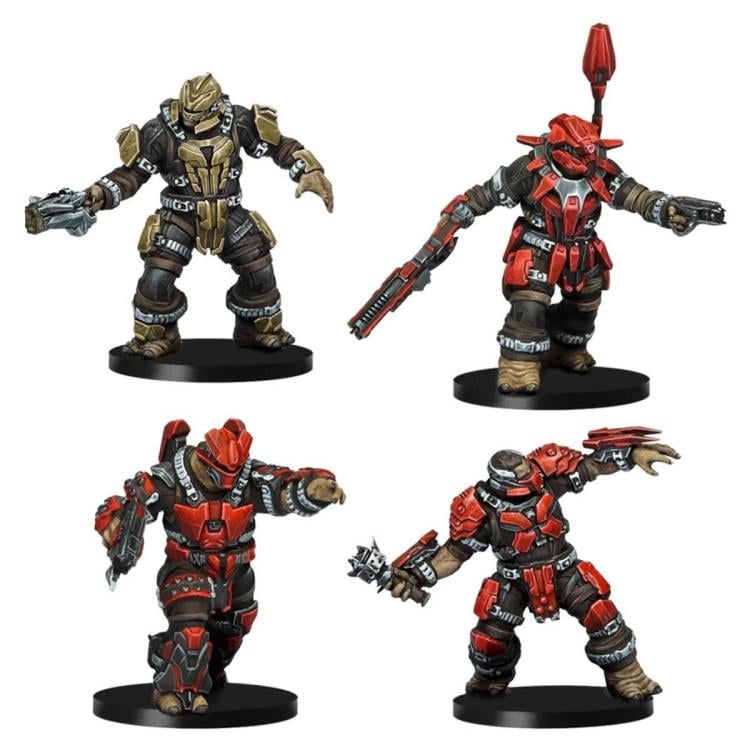 Mantic Games Halo: Flashpoint Jiralhanae Pack Miniatures - View 3