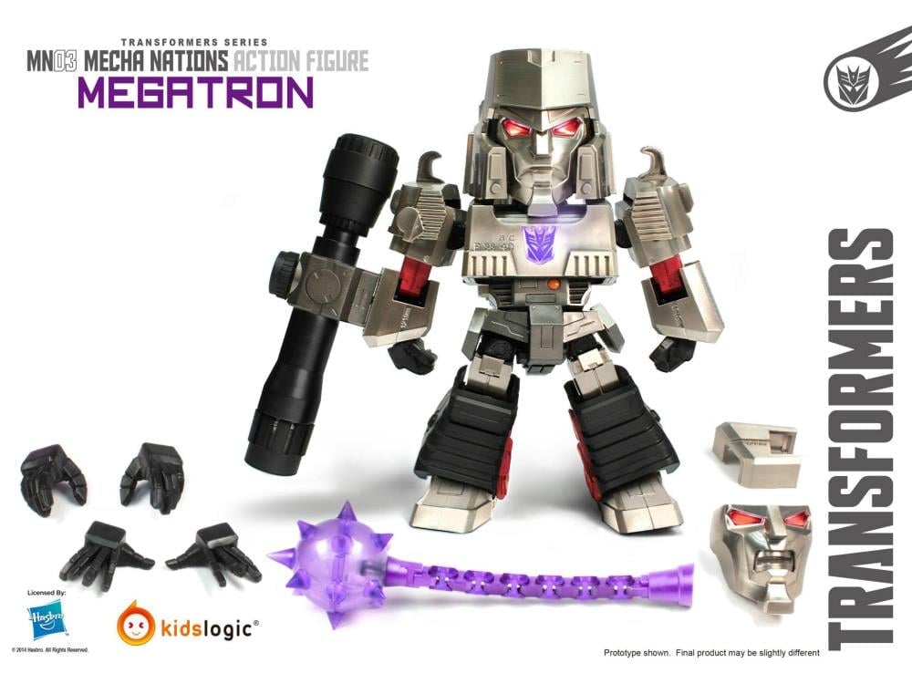 Kids Logic Transformers Mecha Nations MN-03 Megatron 7.1-Inch ABS and PVC Figure - View 3