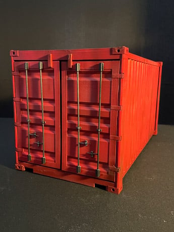 Dio-Bolic Studios Shipping Container Display Red Ver. 1/12 Scale Diorama, 9-Inch